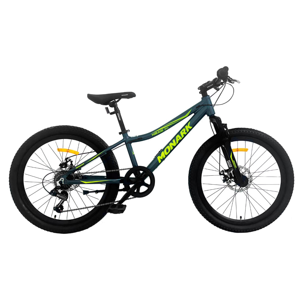 Bicicleta Monark Niño Mirage Aro 24 Gris Amarillo