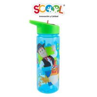 Botella Scool La Granja De Zenon Pp Con Caña 590Ml