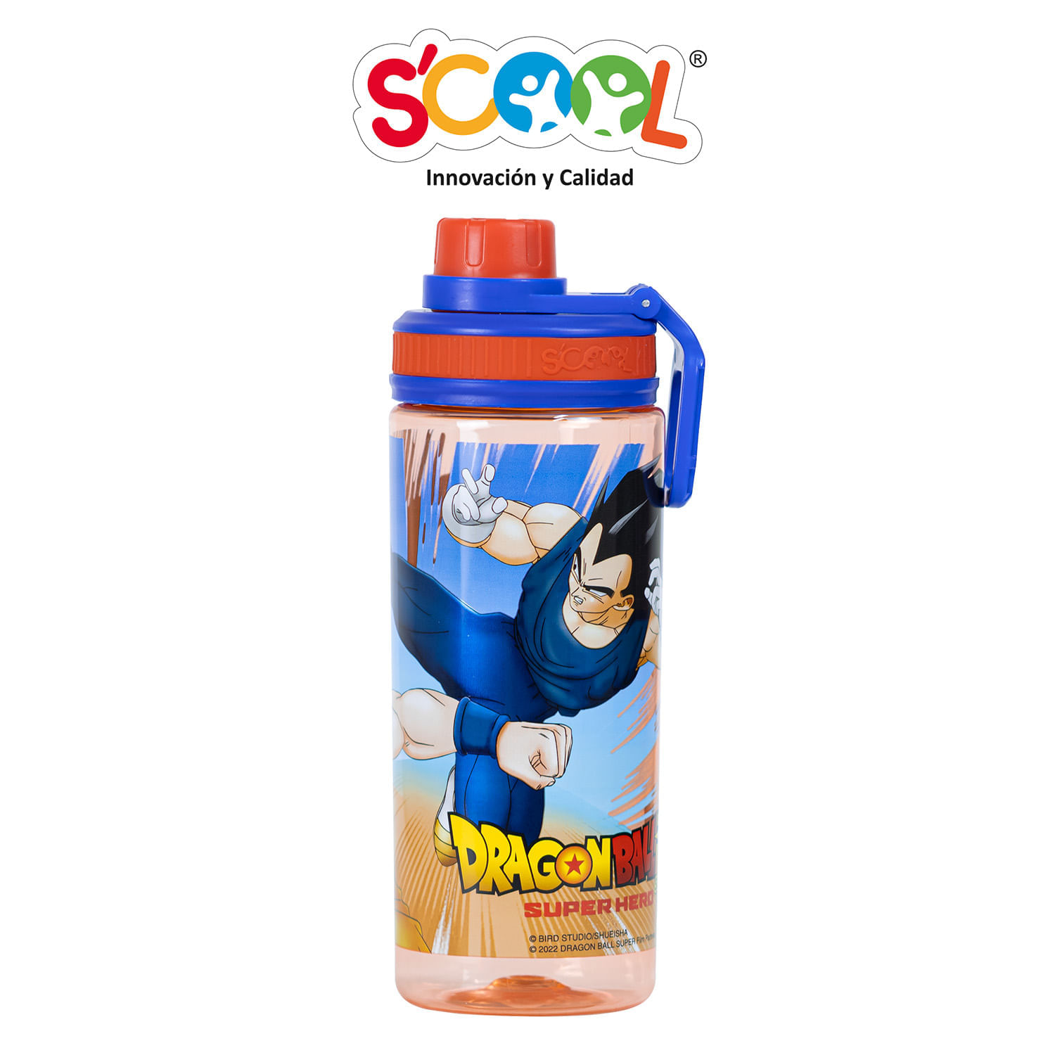 Botella Scool Dragon Ball Pc Tapa Rosca 500Ml