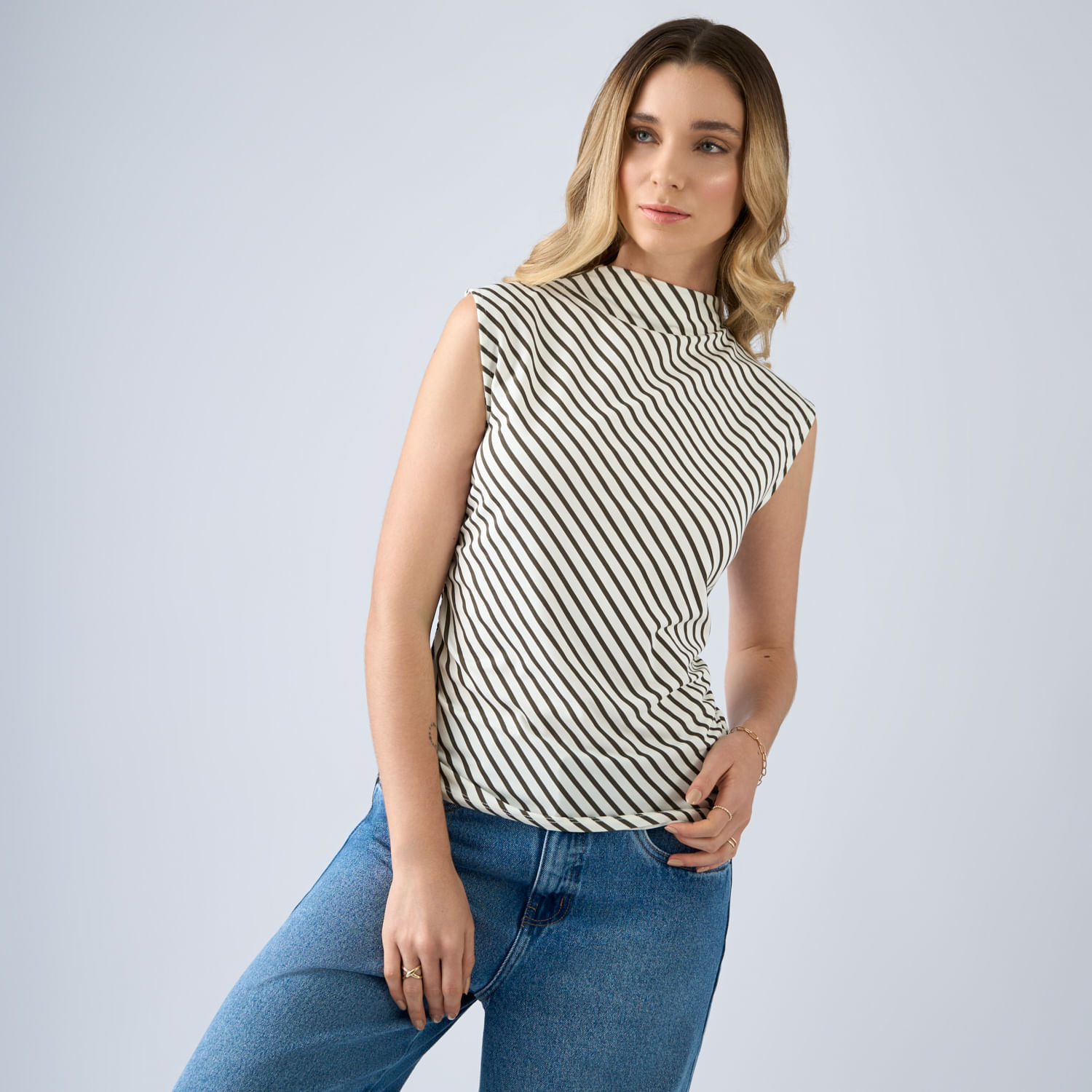 Polo Mujer Malabar Diagonal