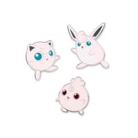 Pokemon Center Igglybuff Jigglypuff Wigglytuff Set Pin
