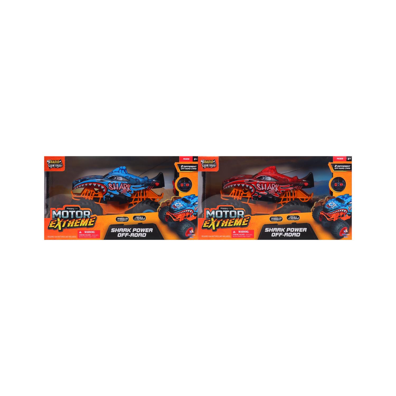 Auto A Radio Control Motor Xtreme Tiburón Pvc