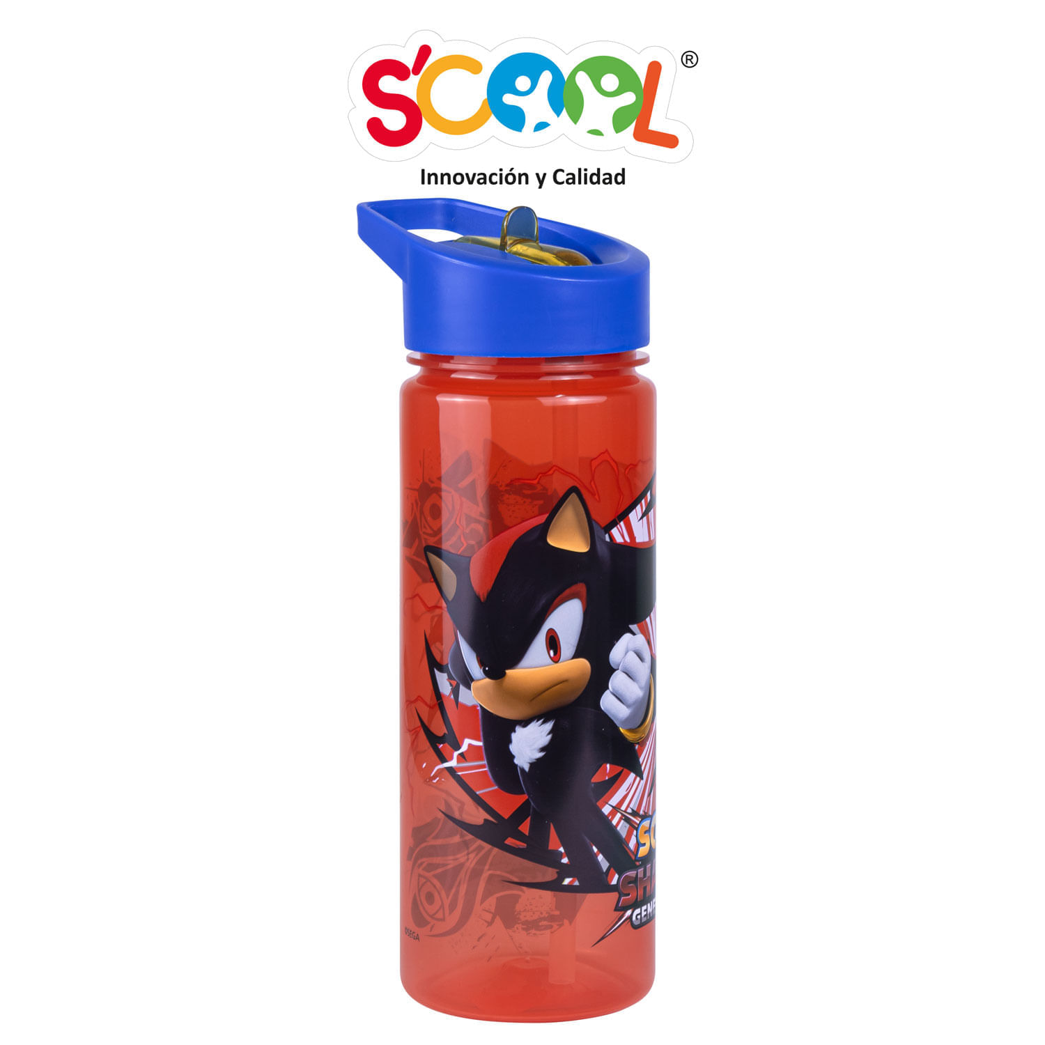Botella Scool Sonic Pp Con Caña 590Ml