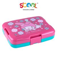 Taper Scool Bento My Melody 4 Broches 1Lt