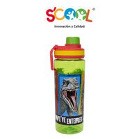 Botella Scool Jurassic Pc Tapa Rosca 600Ml