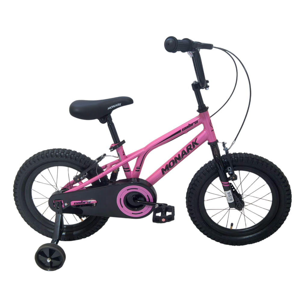 Bicicleta Monark Niña Cobra Aro 16 Rosado