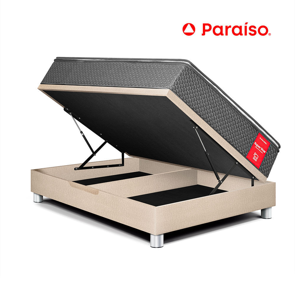 Cama Boxet Super Star 2 Plazas Champagne