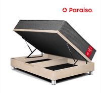 Cama Boxet Su Majestad 1.5 Plazas Champagne