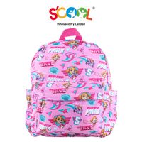 Mochila Scool Kids Tela Paw Patrol Niña