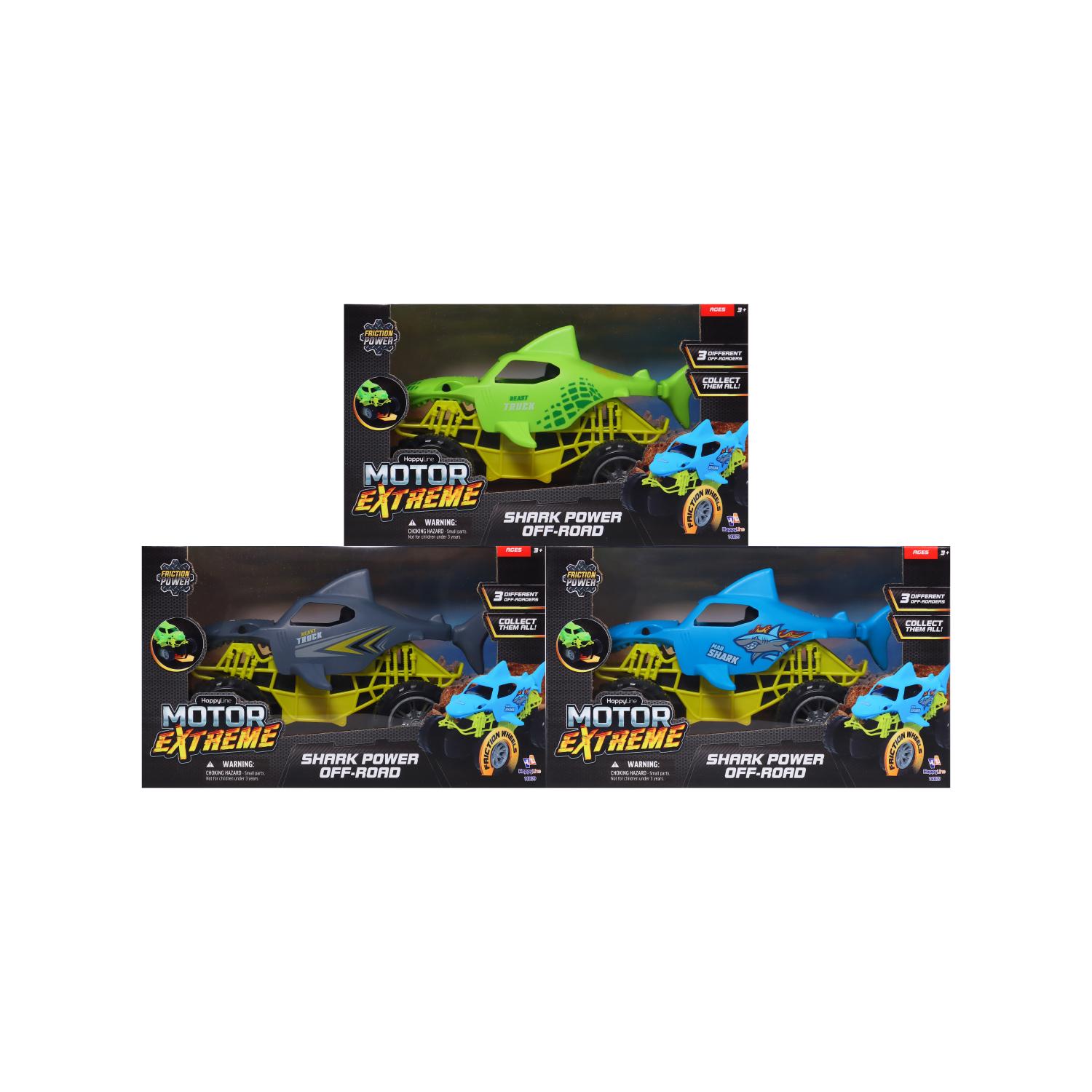 Auto De Juguete Motor Xtreme Tiburón Fricción