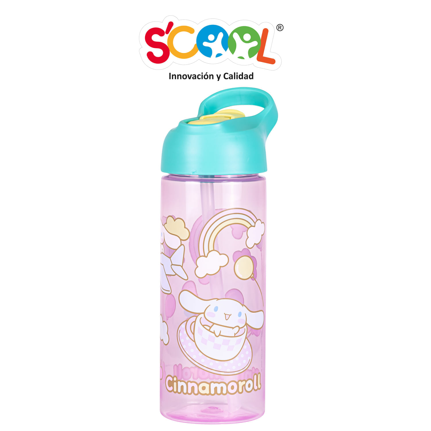 Botella Scool Cinnamoroll Dlx 600Ml