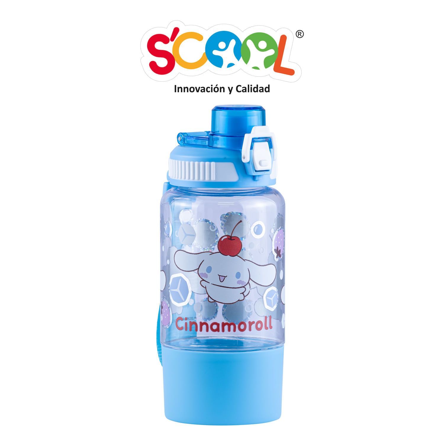 Botella Scool Cinnamoroll Porta Snack 500Ml