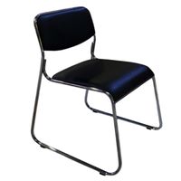 Silla Fija IM-JUNIOR Silla de visita color negro