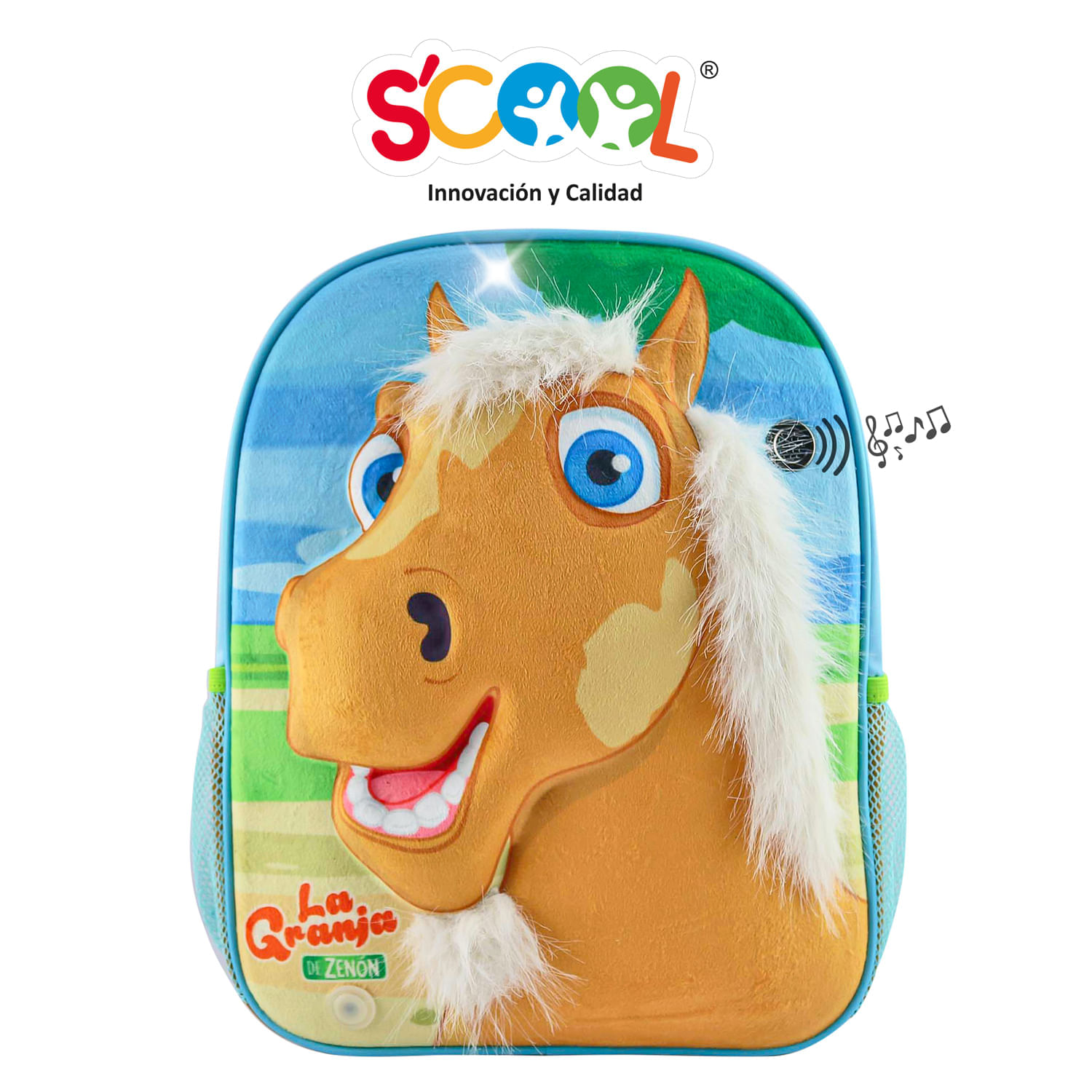 Mochila Scool Kids Magic Con Luces Y Sonido Percheron