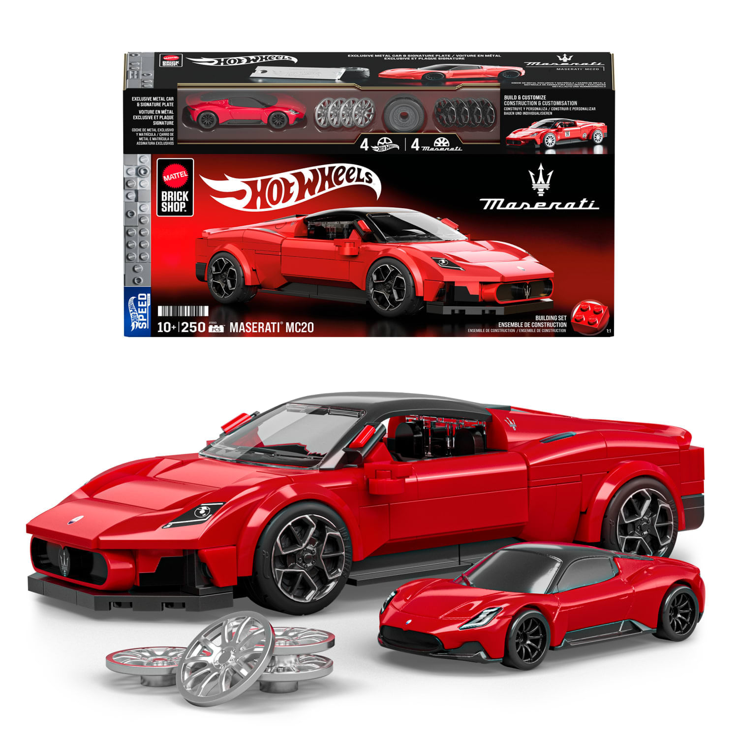 Auto Armable Speed Maserati Mc20 Mattel Brick Shop Hot Wheels