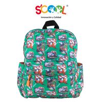 Mochila Scool Kids Tela Jurassic