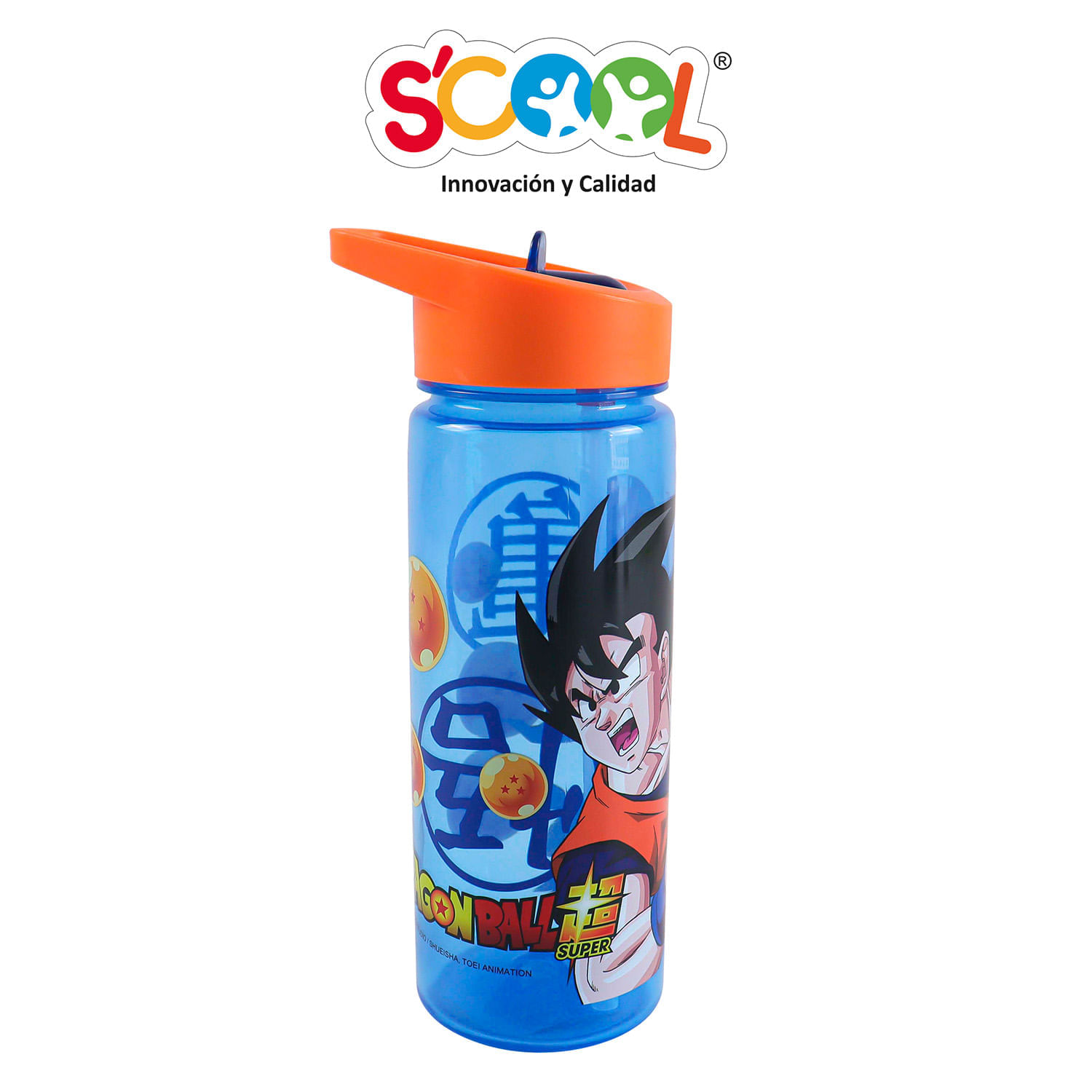Botella Scool Dragon Ball Pp Con Caña 590Ml