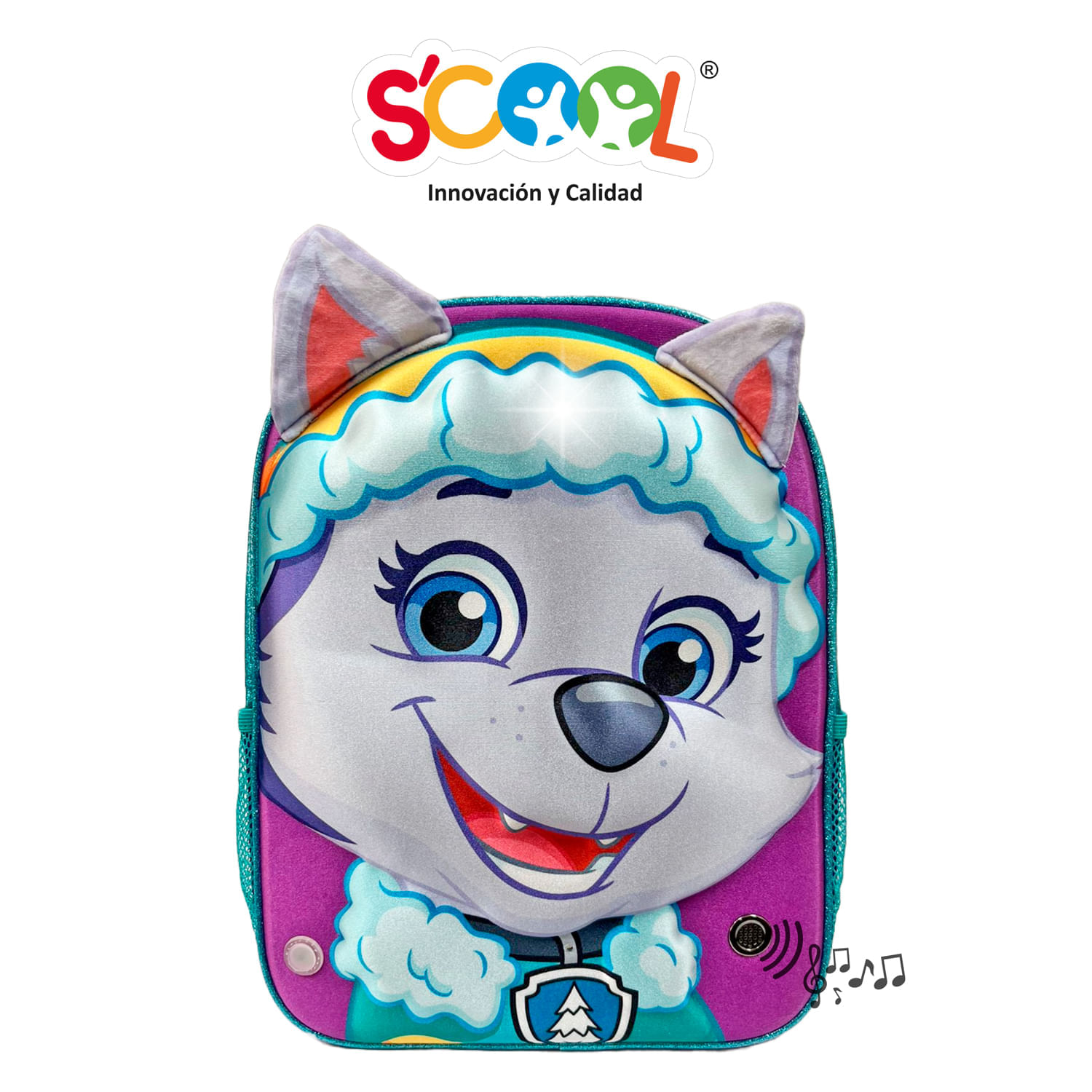 Mochila Scool Kids Magic Con Luces Y Sonido Everest