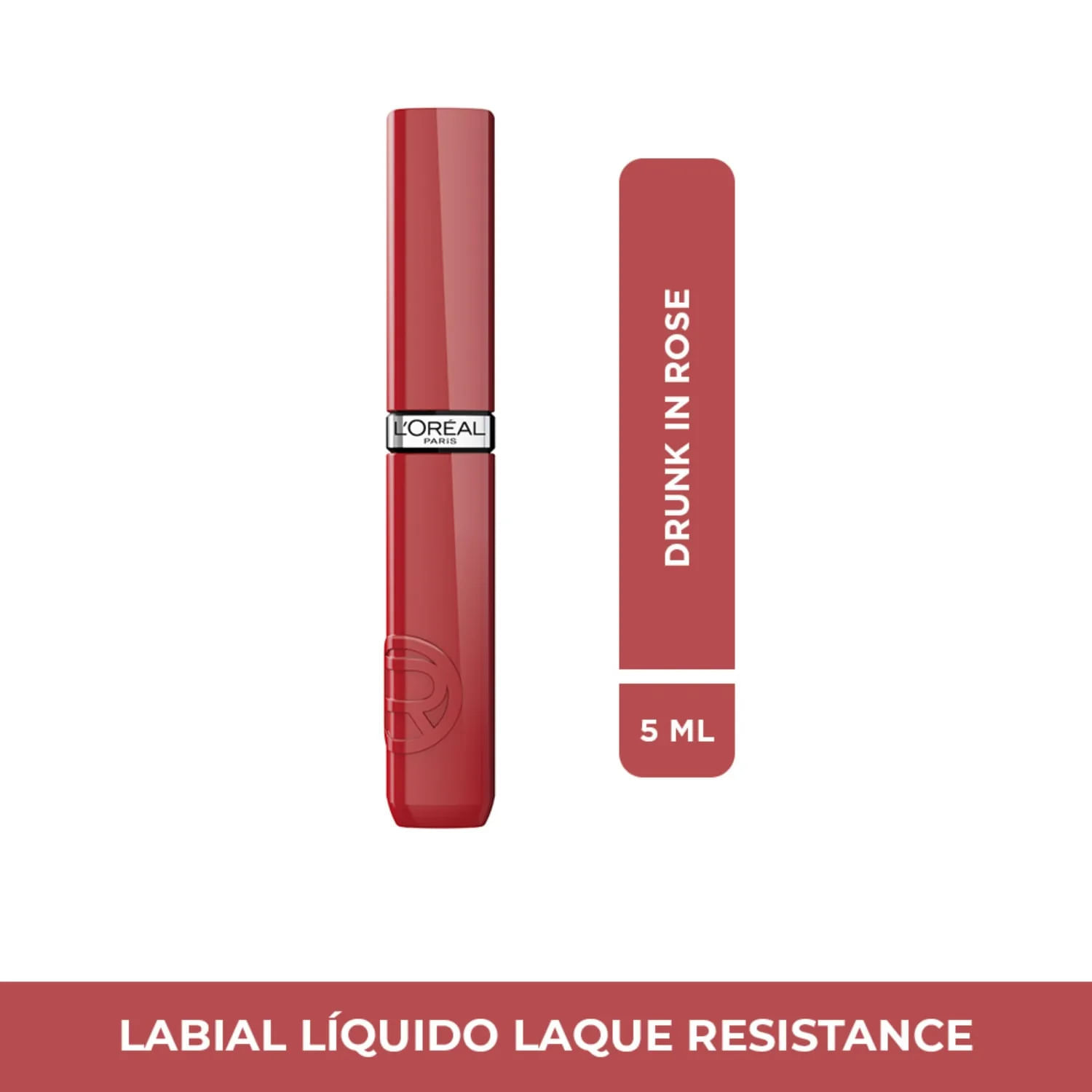 Labial Líquido Loreal Infallible Laque Drunk In Rose
