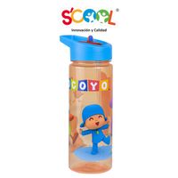 Botella Scool Pocoyo Pp Con Caña 590Ml