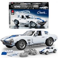 Auto Armable Elite Corvette Grand Sport Mattel Brick Shop Hot Wheels