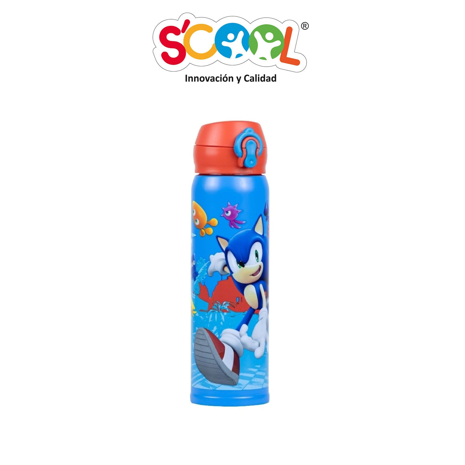 Botella Scool Sonic Acero 420Ml