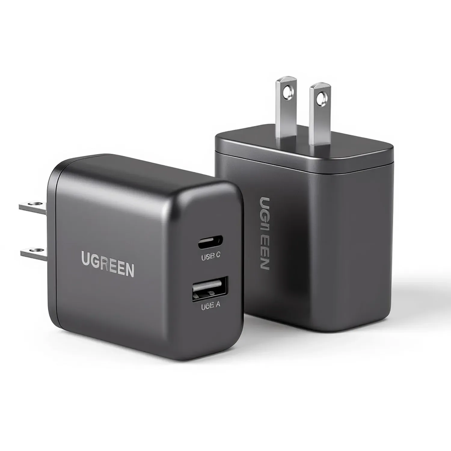 Ugreen X227 Cargador De Pared Carga Rapida 20w Usb-C y Usb-A