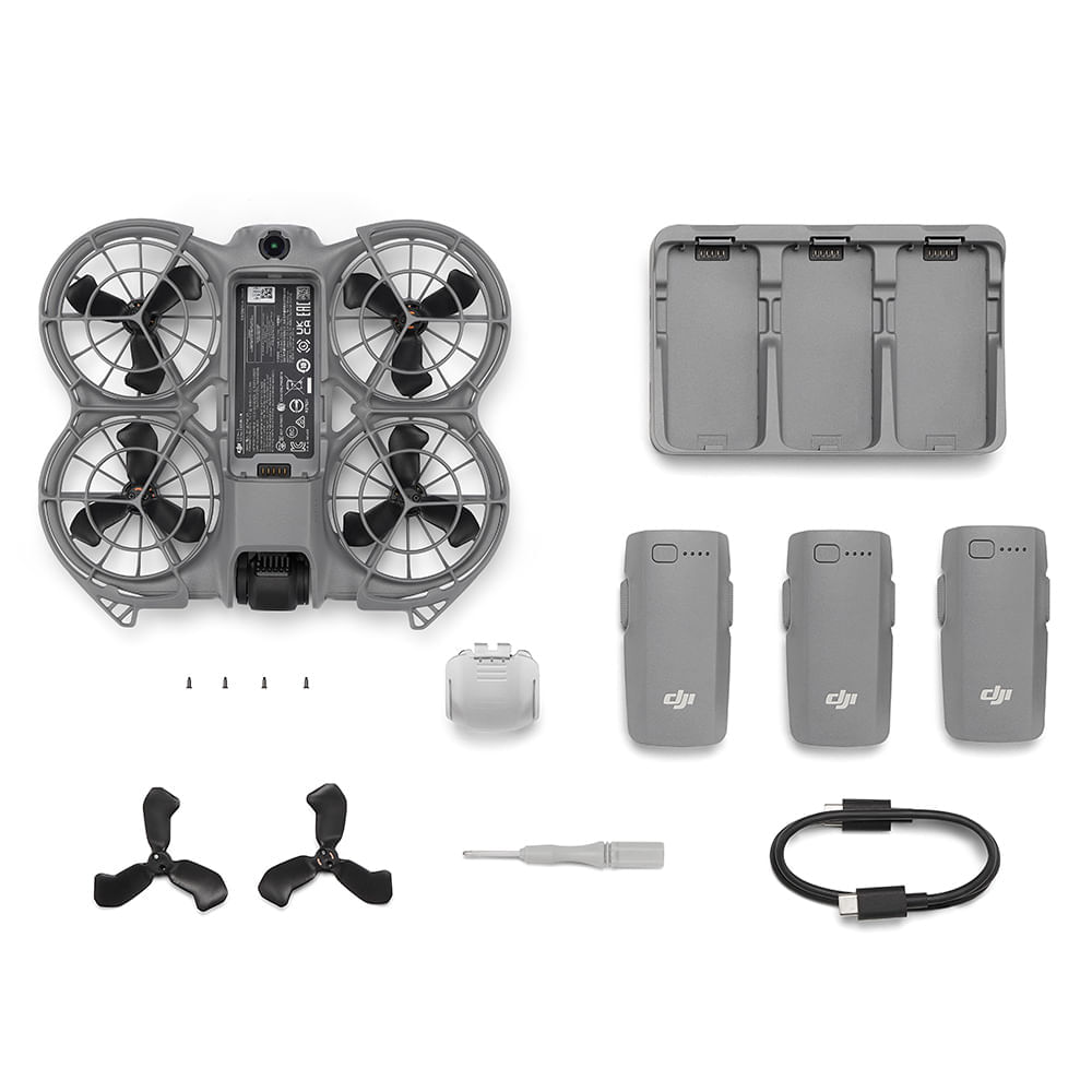 PREVENTA: Drone DJI Neo 2 Fly More Combo, cámara 12MP, graba en 4 k, hasta 19 minutos de vuelo, gris + 3 baterías