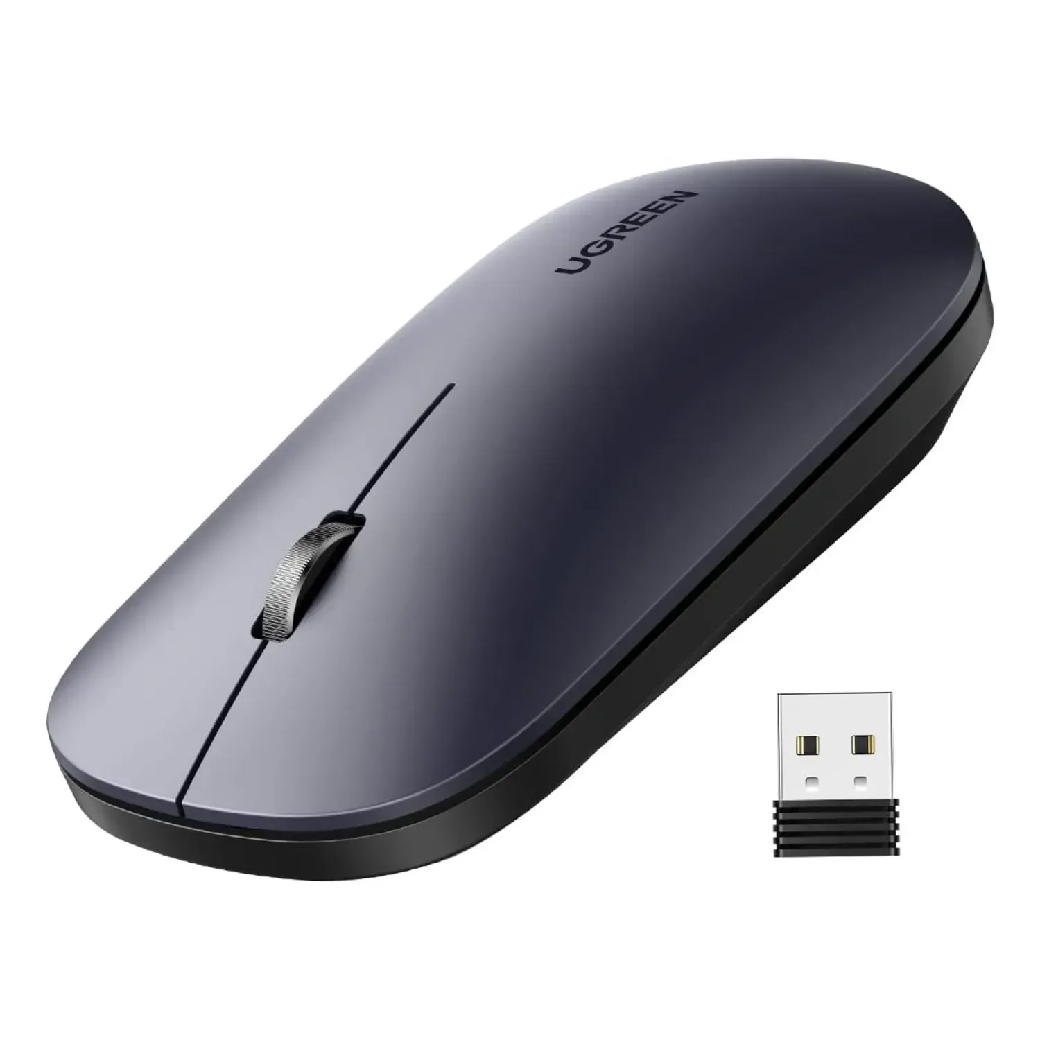 Mouse UGREEN Inalámbrico Slim Silencioso 4000 DPI Negro
