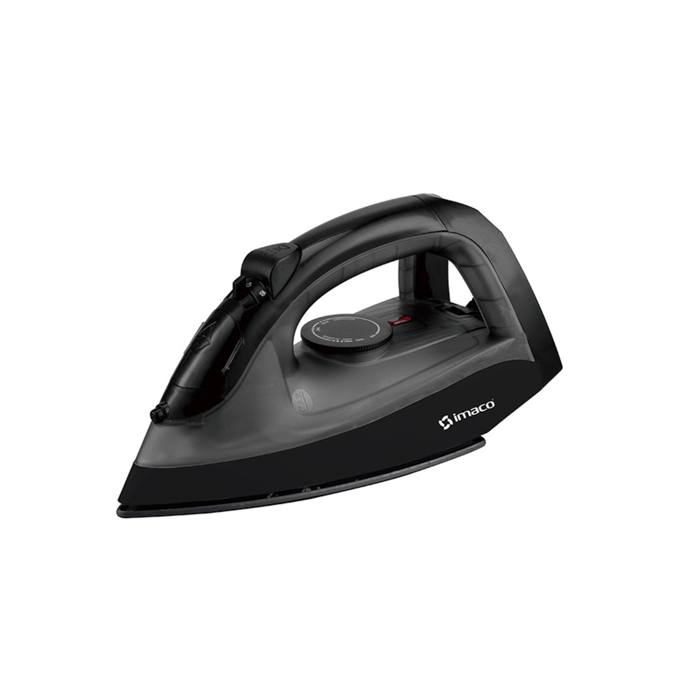 Plancha a vapor con base cerámica, negro Imaco – Motor/1200Watts !OFERTON!
