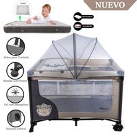 Ebaby Cuna Corral Happy Dream Beige +Colchón