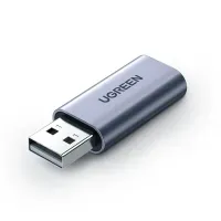 Adaptador de audio externo Ugreen Cm383 USB 2.0 a 3.5 mm