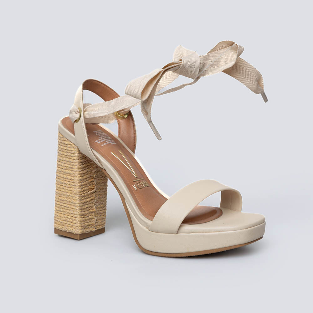 SANDALIAS MUJER VIZZANO CREMA 6551.301.30413