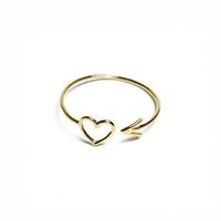 Anillo de Oro 18K Mujer Joyería Fina talla 7 US