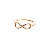 Anillo de Oro 18K Mujer Joyería Fina talla 8 US