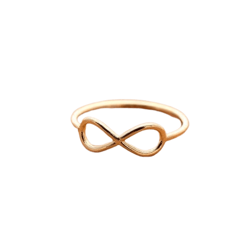 Anillo de Oro 18K Mujer Joyería Fina talla 7 US