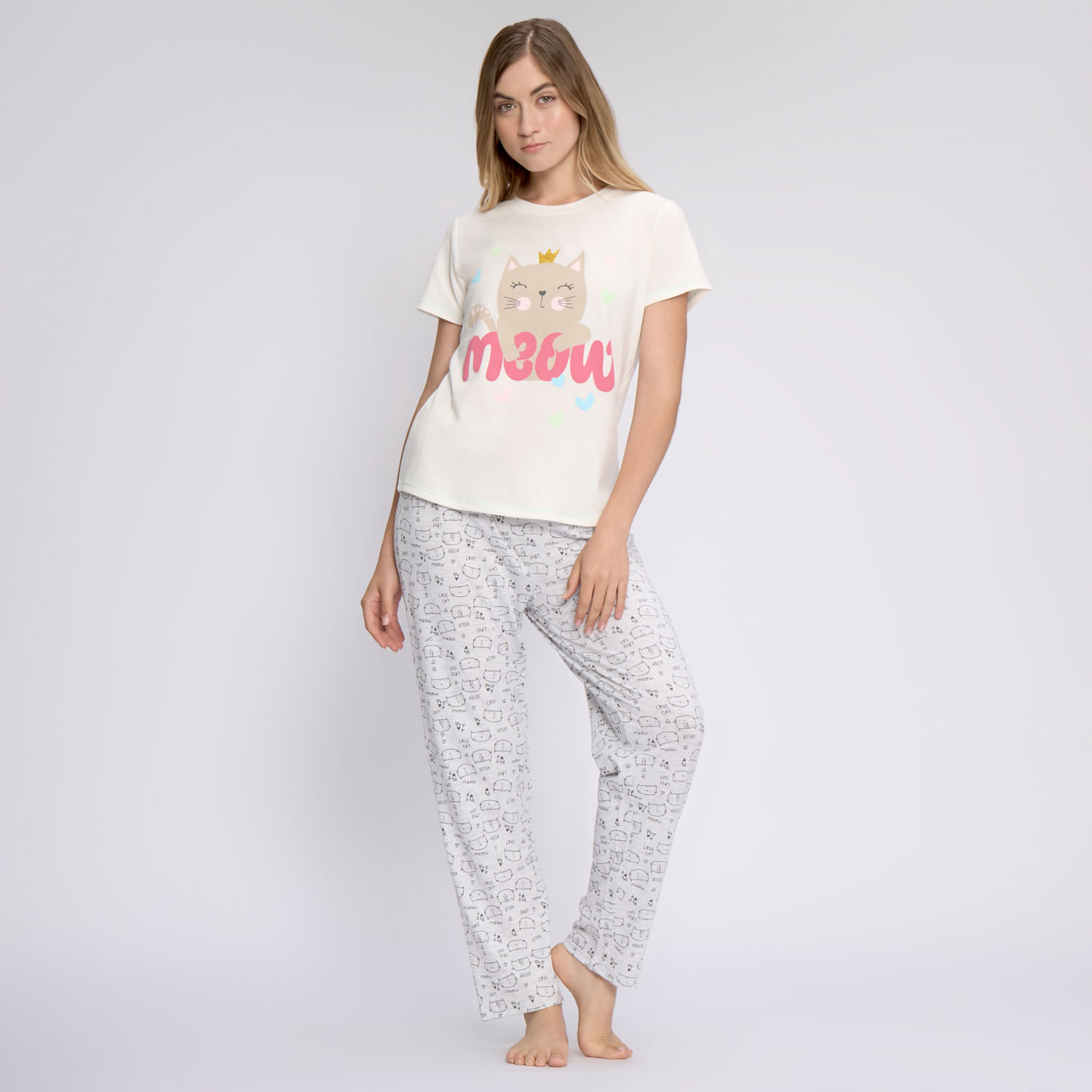 Pantalón Suelto Pijama Mujer Hypnotic Algodón