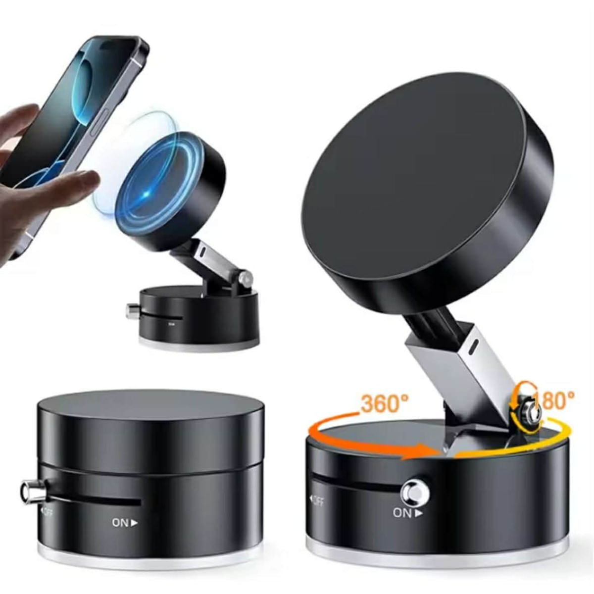 Soporte Magnético Para Celular Holder Imantado Plegable Auto
