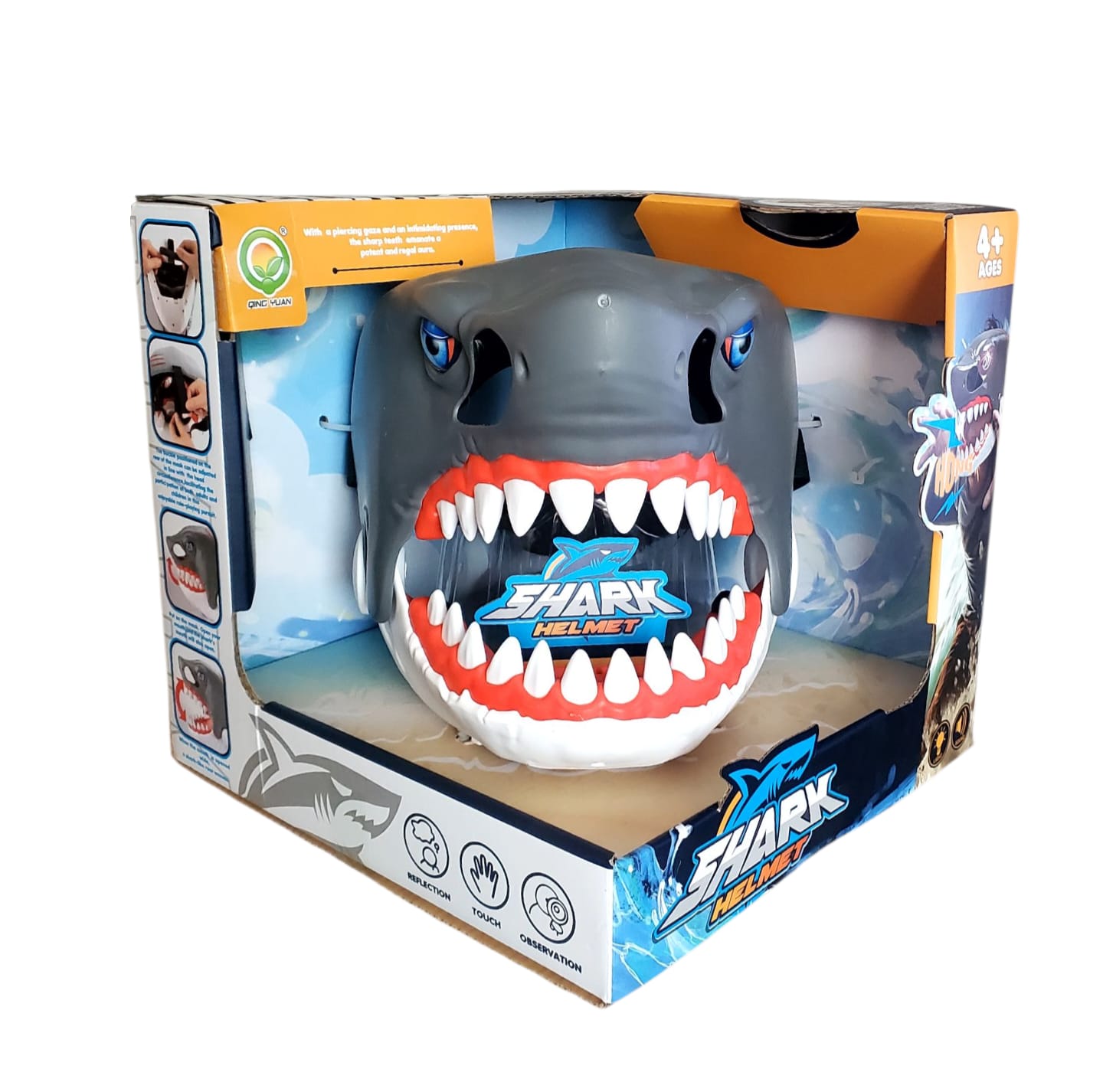 Máscara de Tiburón con Luces y Sonido Shark Helmet