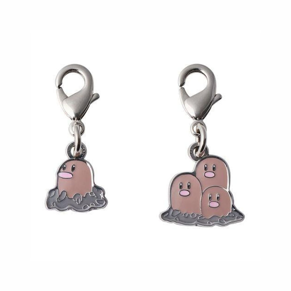 Pokemon Center Diglett Dugtrio Llavero Metal Japon