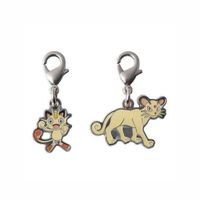 Pokemon Center Meowth Persian Llavero Metal Japon