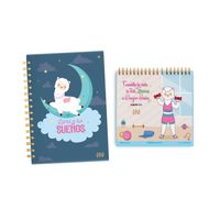 Pack Ingenial Llama a tus sueños: agenda diaria infinita + calendario 2026 - copy