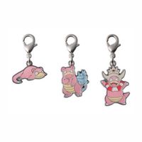 Pokemon Center LLavero Metal Original Set Slowpoke