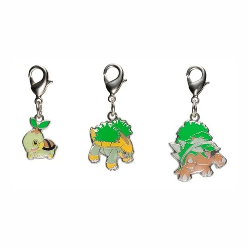 Pokemon Center LLavero Metal Set Turtwig