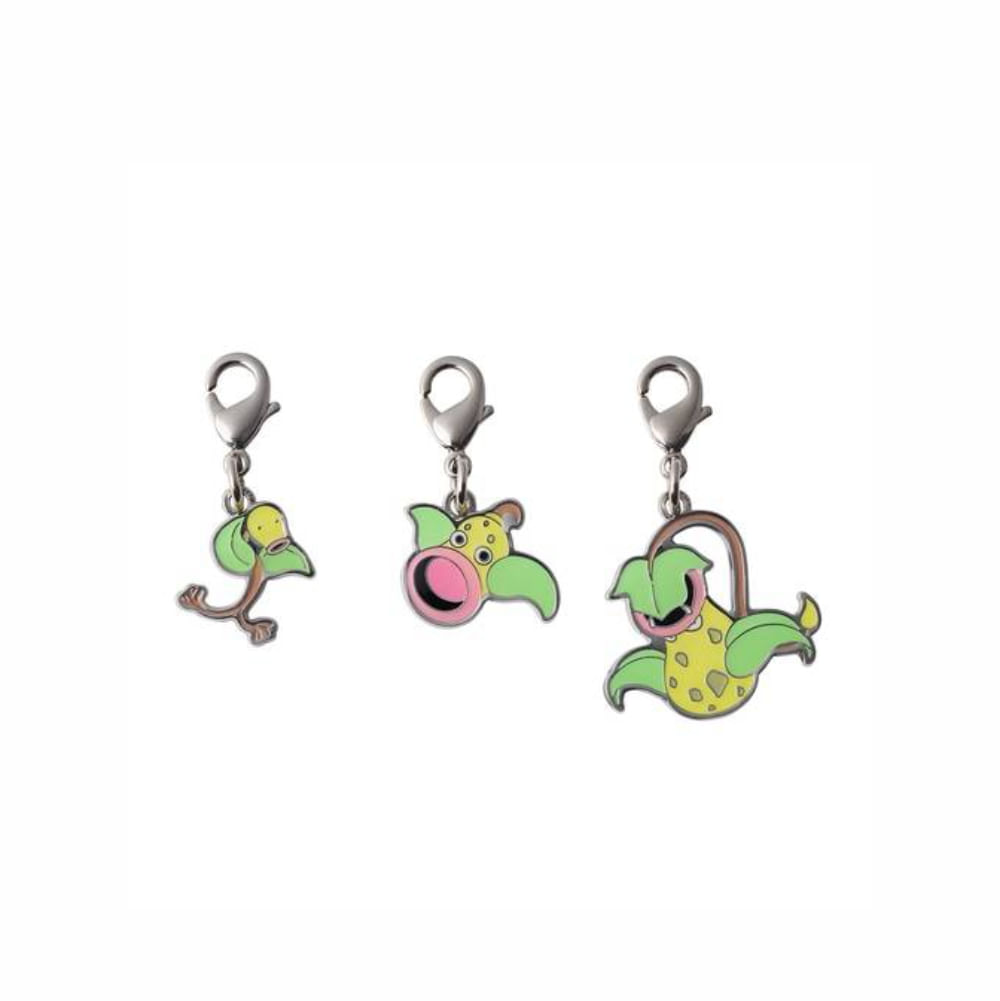 Pokemon Center LLavero Metal Set Bellsprout