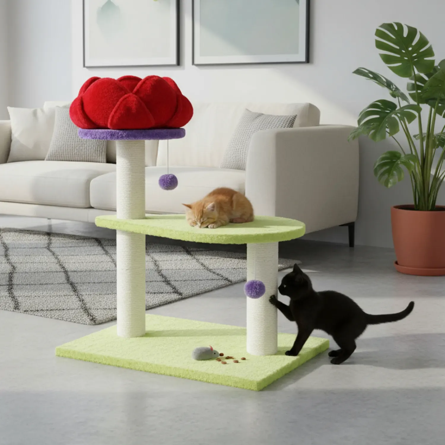Rascador de Gato Flor 77 cm (oferta)