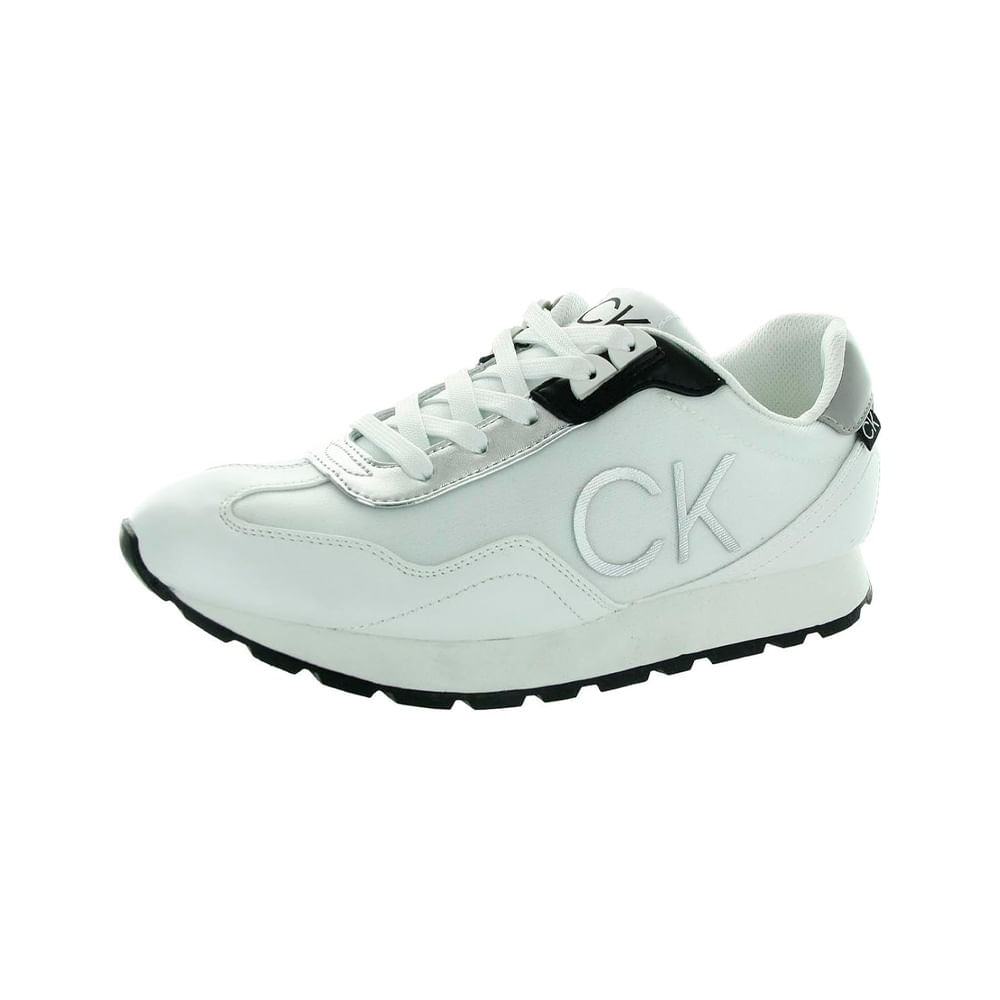 Zapatilla Calvin Klein Caden White Dama Talla 5 5