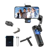 Gimbal Estabilizador Profesional Tokqi M02 3 Ejes P/celular Negro
