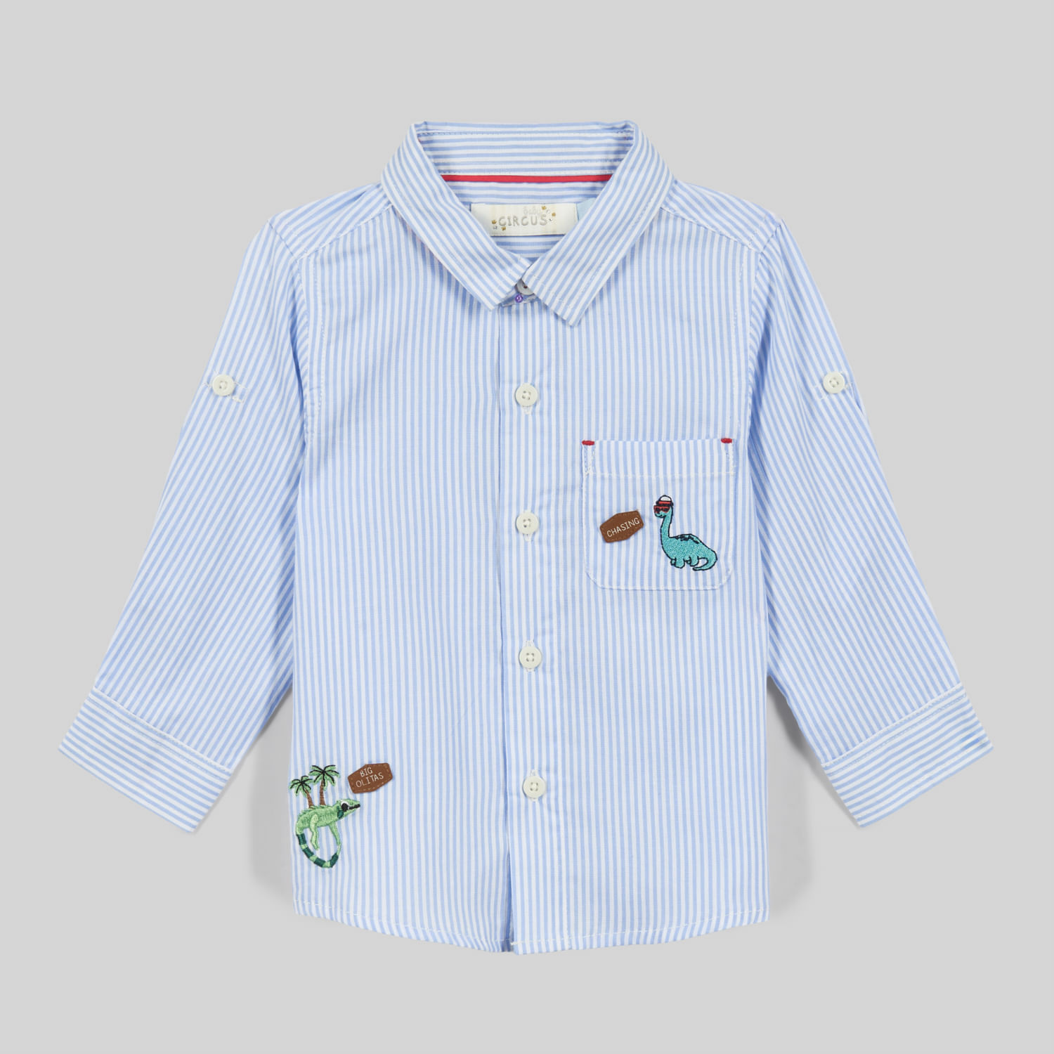 Camisa Para Bebe Niño Baby Circus Roll Up