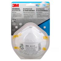 Respirador De Partículas De Alto Rendimiento 3M 8210 2Unds